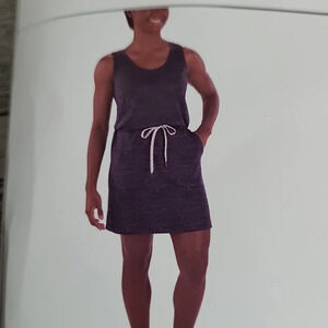 Member's‎ Mark Women's XXL Adjustable Drawstring Semi Fitted Favorite Soft Dress